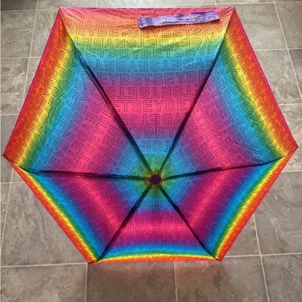Betsey Johnson Rainbow Umbrella